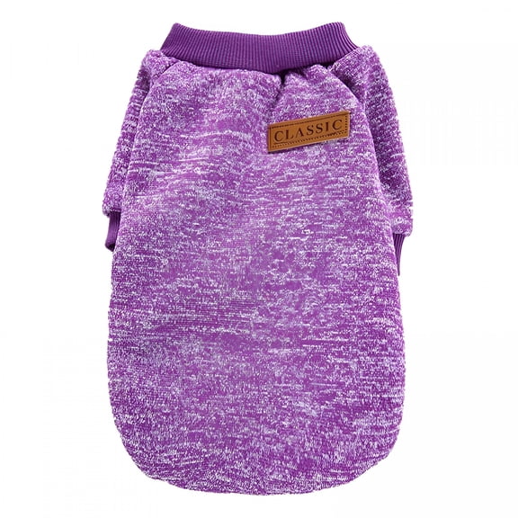 GASTROPOD Pet Dog Classic Knitwear Sweater Fleece Coat Soft Thickening Warm Pup Dogs Shirt Winter Pet Dog Cat Clothes Soft Puppy Costumes Clothing for Small Dogs