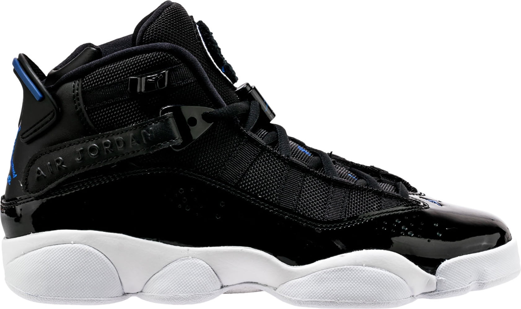 Nike Nike Boys' Jordan 6 Rings Basketball Shoes Black/HyperRoyal 3