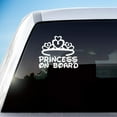 thumbnail image 2 of Princess on Board Sticker for Car Window, Windshield and Body, Die Cut Kids Safety Stickers and Signs, Baby Girl on Board Decal Pink (7."x5.7) (Reflective Silver), 2 of 6