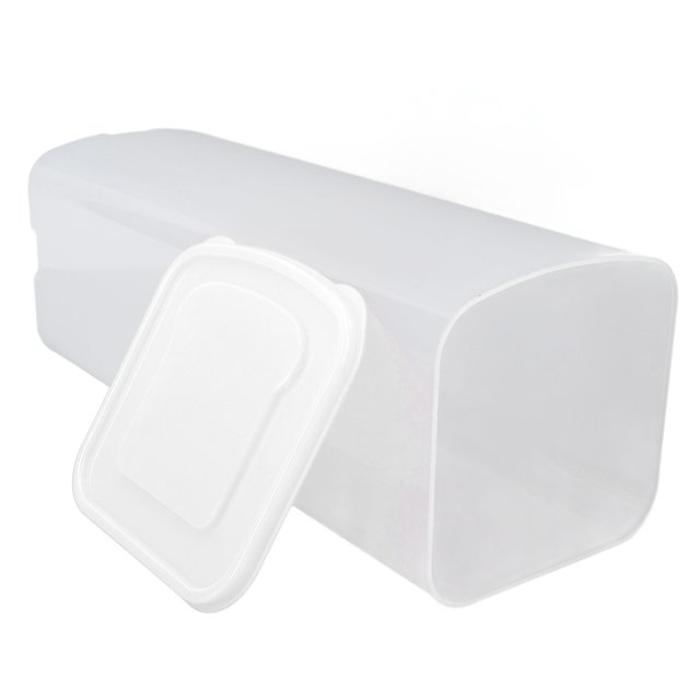 Bread Container Kitchen Countertop Plastic Loaf Bread Box Storage For Homemade BreadBread Dispenser Airtight Breadbox Containers Bread Keeper With Lid