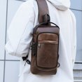 thumbnail image 3 of Water-Resistant Chest Sling Bag - Compact Crossbody Pack with Earphone Port & Zippered Pockets, 3 of 6