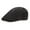 Black, variant on Summer Cotton Solid Newsboy Caps Flat Breathable Peaked Cap Men and Women Painter Beret Hats 134