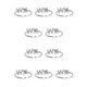 thumbnail image 2 of Jumpingount Anillo abierto con letras mayúsculas, anillos de compromiso reutilizables, joyería decorativa para interiores y exteriores, regalos Letra W 10Conjunto, 2 of 6