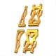 thumbnail image 5 of Kit de Accesorios de Actualización de Coche con Control Remoto de Aluminio para SCY 1/16 16101 16102 Gold, 5 of 5