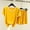 Yellow, variant on FRSASU Women's Pajama Sets 2 Piece Short Sleeve Lounge Sleepwear Ladies Pjs Sets Tops and Shorts Pjs Lounge Set Yellow