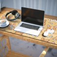 thumbnail image 3 of Long Mouse Pads for Desk,Corgi Dog and Footprints Desk Mats on Top Of Desks, Desk Mouse Pad Extra Large with 3mm Non-Slip Base and Stitched Edge for Gaming,Office,Work,Home 35.4"x15.7", 3 of 6