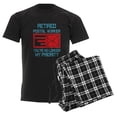 thumbnail image 6 of CafePress - Retired Postal Worker Graphic: You'Re Pajamas - Men's Dark Loose Fit Cotton Pajama Set, 6 of 7