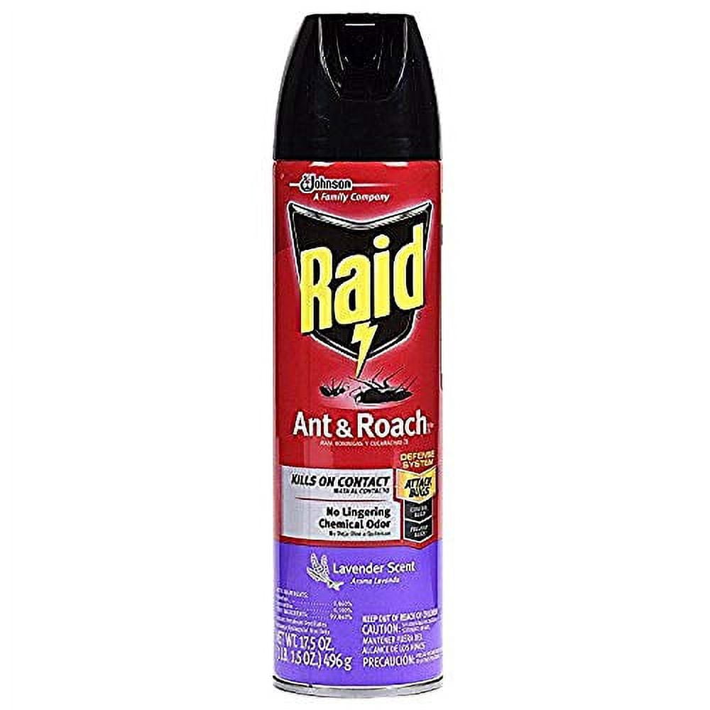 Raid Ant & Roach Killer Lavender 17.5 Ounce (Pack of 6)