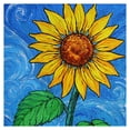 thumbnail image 1 of Cuadros Decorativos Girasol 20X20cm Pintura al óleo sin marco por números DIY Pintura Artesanía (S559) Tmvgtek embutido en tela, 1 of 9