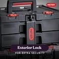 thumbnail image 4 of Caja de herramientas Keter Stack-n-Roll con dos cajones para piezas pequeñas, 4 of 8