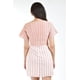 thumbnail image 3 of Vestido rayas Roman Fashion /Juvenil, 10714 (Coral /blanco) coral G, 3 of 6