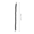 thumbnail image 2 of Ofertas Únicas 1 Pc Correa de Bolso de Perlas Falsas 0.47"x15.75" Plástico Negro, 2 of 5