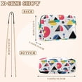 thumbnail image 4 of FORMRS Women Crossbody Purse with Chain Strap Vegan Leather Shoulder Handbag, Black Retro Pattern, 4 of 7
