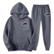 thumbnail image 3 of WILLBEST Sudaderas para Hombre, Conjunto De Sudadera con Capucha Deportiva De Manga Larga con Estampado De Letras Informal A La Moda para Otoño e Invierno para Hombre y Mujer XGrande, 3 of 3