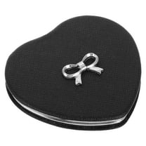 Portable Heart Shaped Compact Mirror Double-Sided Folding Makeup Mirror Mini Pocket Mirror For Purse Cute Travel Mirror For Women