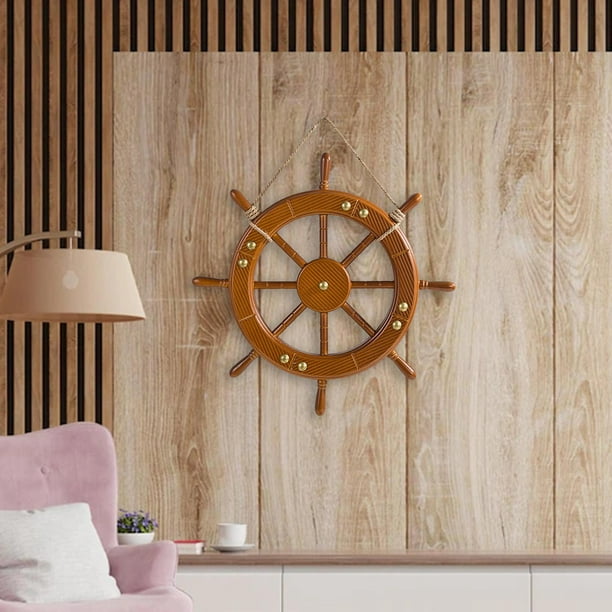 Boat Ship Steering Wheel Wall Decor Wood Ship Wheel Steering Wheel Model  Wall 