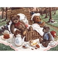thumbnail image 3 of Kruskamp, Janet 18x15 Black Modern Framed Museum Art Print Titled - Bears Picnic, 3 of 5