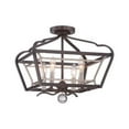 thumbnail image 2 of 4 Light Semi-Flush Mount In Transitional Style 15.75 Inches Tall By 16 Inches Wide Minka Lavery 4347-593, 2 of 2