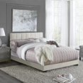 thumbnail image 1 of Channel Stitched Upholstered Queen Bed, Platinum Grey, By Hillsdale Living Essentials  Twin Bed Frame Bedroom Furniture My Lux Decor Round, 1 of 8