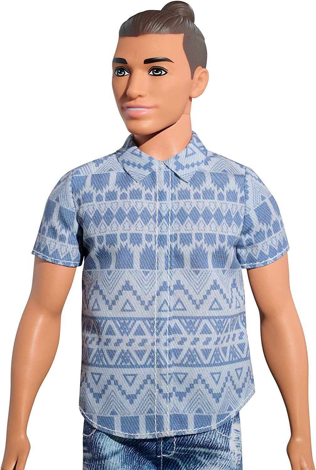 Barbie Ken Fashionistas Broad Doll 13 Distressed Denim