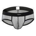 thumbnail image 1 of Ropa Interior Transpirable de Malla para Hombre, Calzoncillos de Bolsa Abultada, Calzoncillos, Calzoncillos, L, 1 of 9