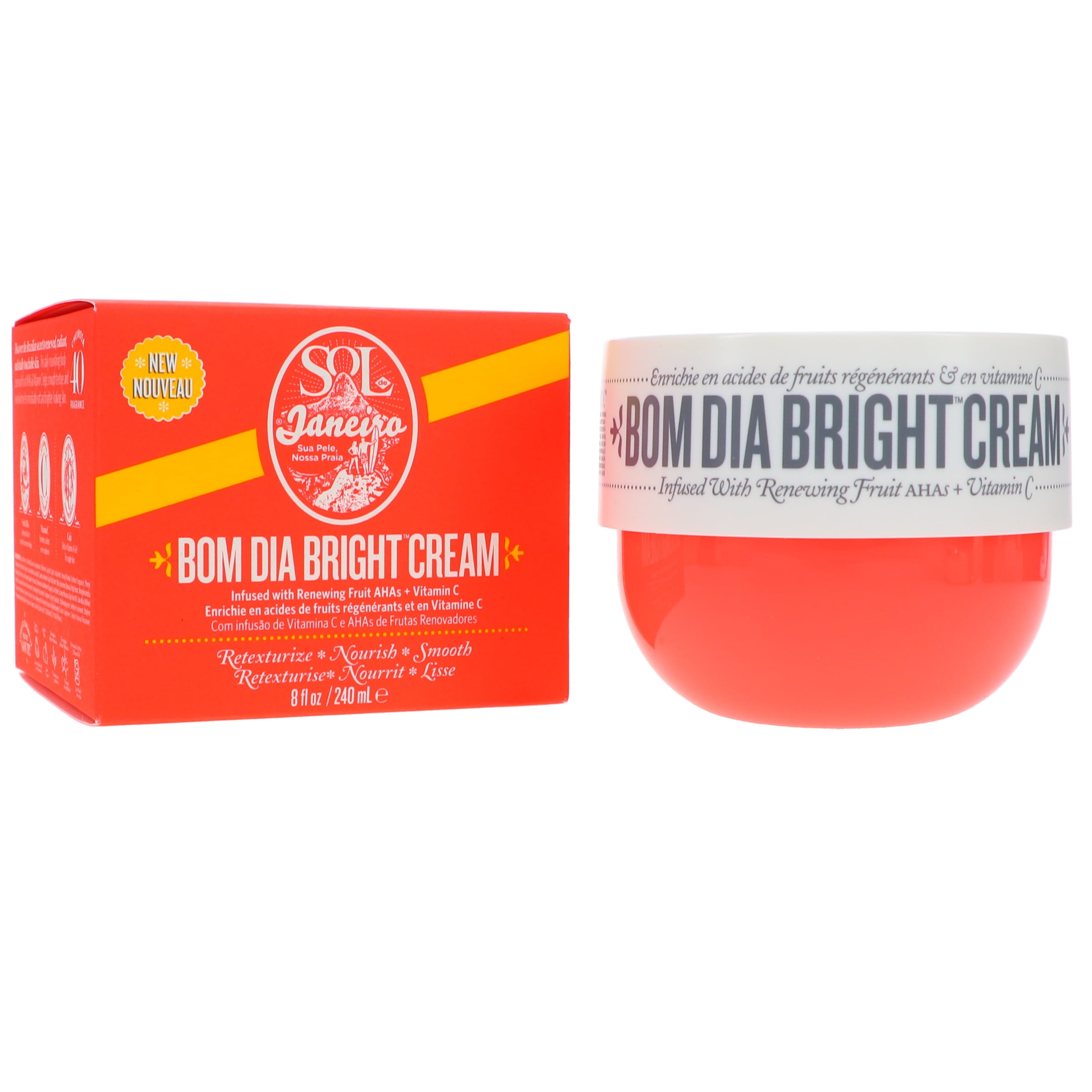 Bom Dia Bright™ Visibly Brightening and Smoothing Body Cream with Vitamin C  - Sol de Janeiro