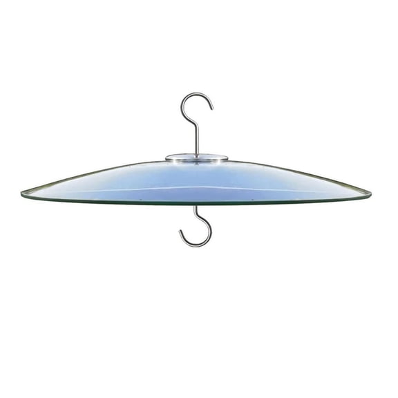 13" Glass Rain Cover for Bird Feeder Outdoors,Protective Weather Shield for Outdoor Garden Patio Feeders, Universal Weatherproof Accessory