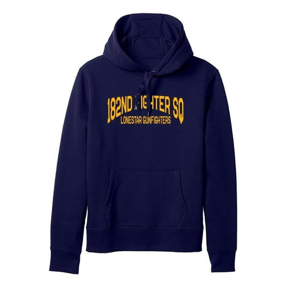 USAF US Air Force 182rd Fighter Squadron Lonestar Gunfighters Pullover Hoodie