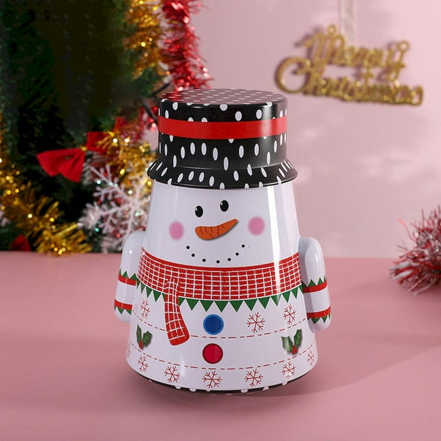 Boîte de Rangement Décorative de Noël Boîtes à Bonbons de Noël Gobelet de Noël Boîtes à Bonbons Boîtes à Bonbons Bocaux à Thé Contenants à Bonbons Boîtes de Noël Gobelet Boîte à Bonbons Cadeaux de Noël