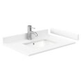 thumbnail image 4 of HomeStock Renaissance Revival 30 Inch Single Bathroom Vanity in Dark Espresso, White Cultured Marble Countertop, Undermount Square Sink, Medicine Cabinet, 4 of 6