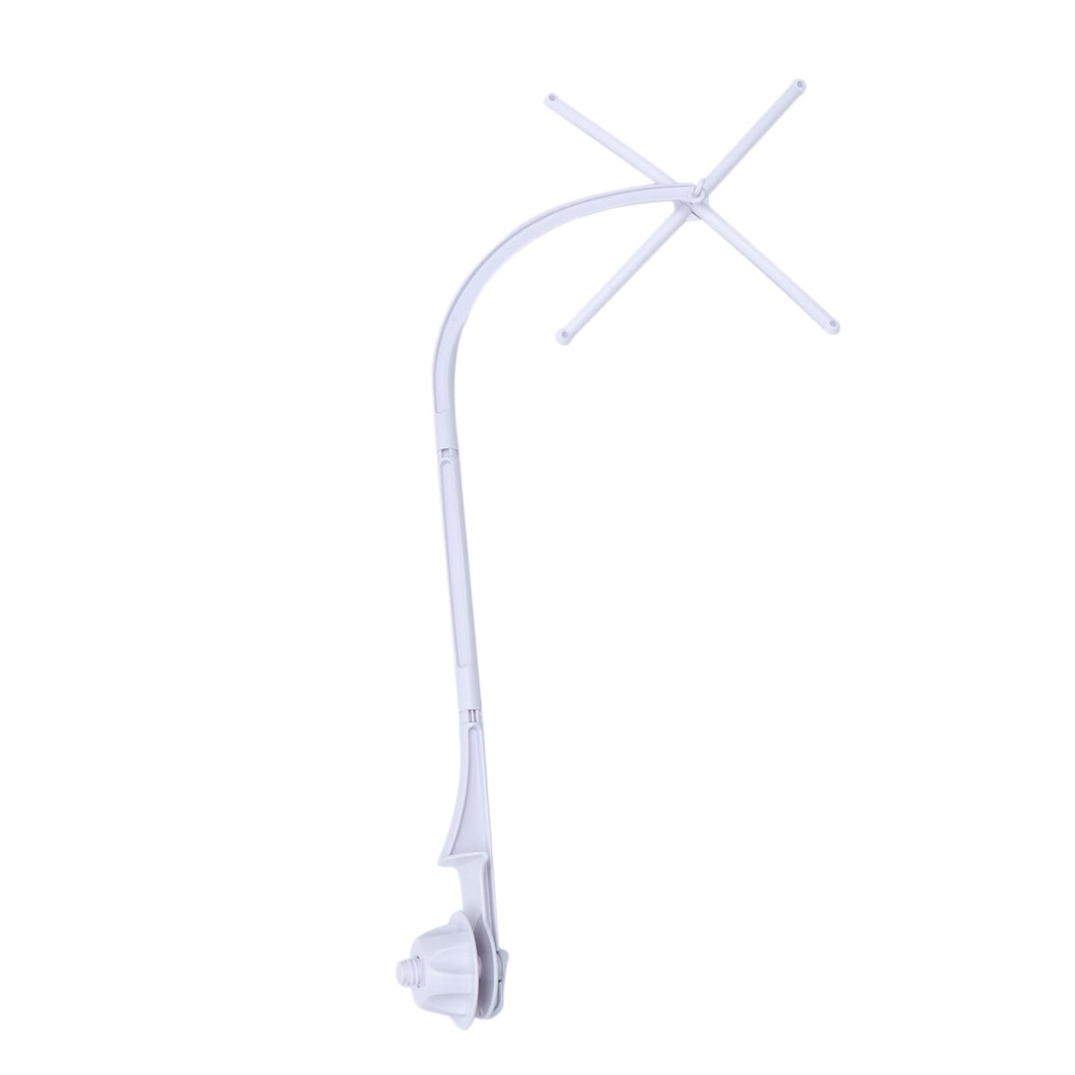 HOMEMAXS 66cm Baby Crib Mobile Bed Bell Music Box Toys Holder Arm Bracket Replacement (White