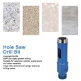 thumbnail image 4 of Diamond Hole Saw Drill Bit Marble Granite Ceramic Tile Drilling Tools BSP1/2in 25mm, 4 of 4