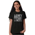 thumbnail image 5 of US Army Wife Military Soldier Pride Women's Graphic T Shirt Tees Brisco Brands X, 5 of 6