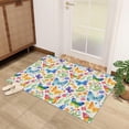 thumbnail image 4 of 3x5 Rug, Butterfly Door Mat Washable Non Slip Soft for Entryway, Girls Rug, Butterflies and Floral Carpet, Butterfly Home Decor & Gifts, 4 of 7