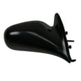 thumbnail image 2 of TRQ Passenger Side Manual Remote Mirror Smooth Black Fits 1998-2001 Toyota Corolla TO1321144, 2 of 2