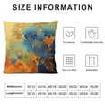 thumbnail image 5 of Acheng Gold and Blue Abstract Art Plush Pillowcase 1 Piece White, 5 of 5