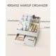 thumbnail image 2 of Organizador de maquillaje Vlando Vanity con cajones de piel sintética, color blanco, 2 of 9