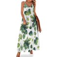 thumbnail image 1 of Acuarela lúpulo en la rama Vestido sin mangas Vestido largo de mujer Vestidos de mujer, 1 of 7