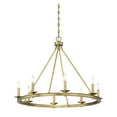 thumbnail image 5 of Middleton 8-Light Chandelier in Warm Brass, 5 of 5