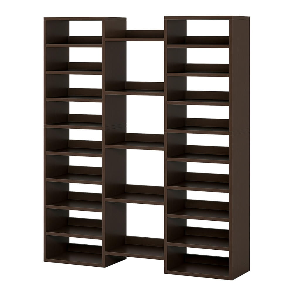 Kadyn Wooden Shoe Rack for Entryway, Living Room, Bedroom, Freestanding Shoe Organizer with 23 Storage Shelves,Brown Kadyn Wooden Shoe Rack for Entryway, Living Room, Bedroom, Freestanding Shoe Organizer with 23 Storage Shelves,Brown