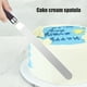 thumbnail image 4 of Set de espátulas offset | Espátula y raspador de acero inoxidable para glaseado de pasteles | Mango de madera de 44.5 cm | Herramienta para decoración, alisado, glaseado y corte de masa | 1 pieza, 4 of 6