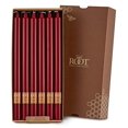thumbnail image 1 of Root Unscented Grecian Collenettes Dinner Candles, 9-Inch Tall, Box of 4, Garnet, 1 of 6