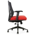 thumbnail image 4 of Bitchair Ergonomic Mesh Office Chair in red with Seat Slide, 4 of 5