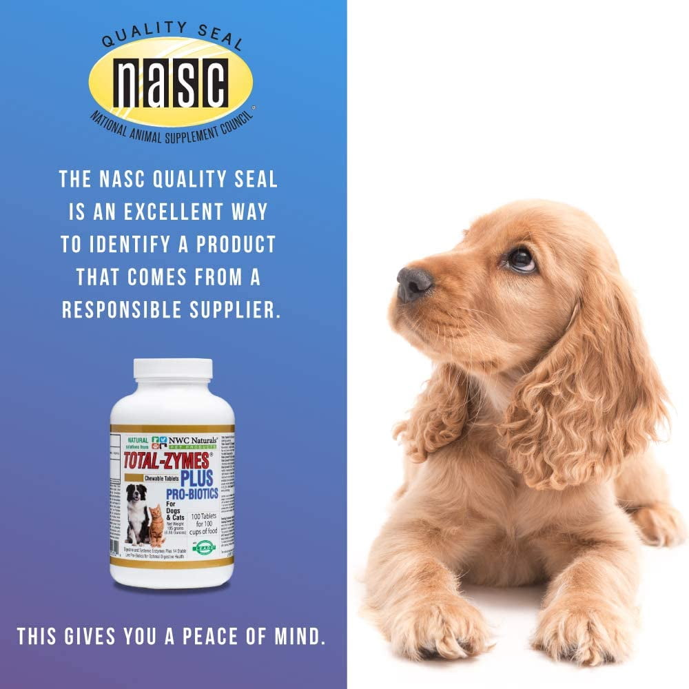 Total-Zymes Plus digestive enzyme, probiotic combo for pets