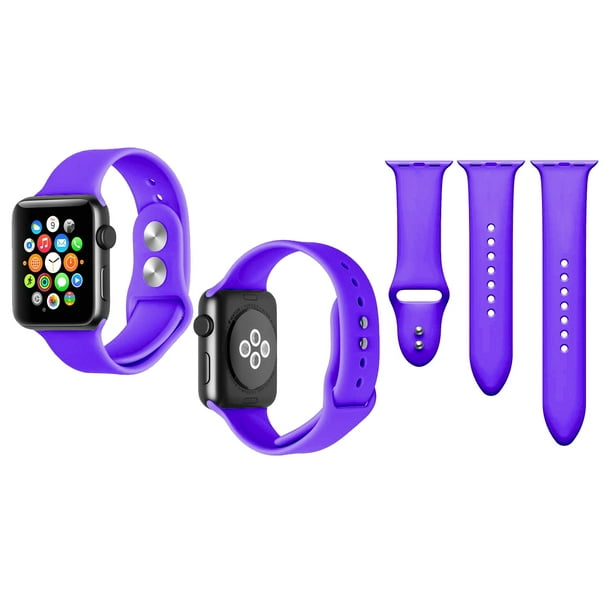 Coverlab Coverlab Apple Watch Band 42/44mm Purple 3pcs Adjustable