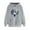 Gray, variant on YUGYXL Women's Long Sleeve Hoodies Drawstring Cute Graphic Hooded Pullover with Pocket Lounge Comfy Sweatshirts Black L