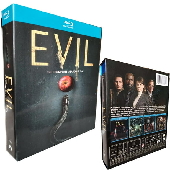 Evil: The Complete Series Seasons 1-4(Blu-ray,8BD,Box Set) New Drama Movies