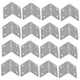 thumbnail image 1 of Soporte para muebles resistente a la corrosión, soporte de ángulo de 90 grados antioxidante, acero inoxidable, esquinas protectoras, seis orificios para fijación, uso interior y exterior, superficie, 1 of 5