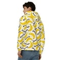 thumbnail image 4 of Kdxio Banana Fruit Print Men Hoodies Casual Hoodies for Men with Zip Pockets Full Zip Long Sleeve Sweatshirt Sports Hooded Jacket-Small, 4 of 5