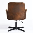 thumbnail image 3 of Homy Casa Adjustable Swivel Dining Chair for Dining Room Kitchen with Upholstery, Brown, 3 of 5